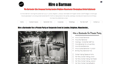 Desktop Screenshot of hireabarman.com